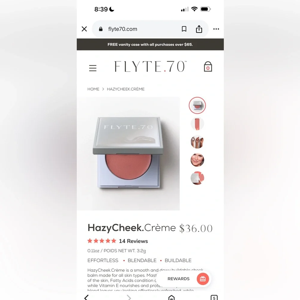 HazyCheek Crème Blush - Pink